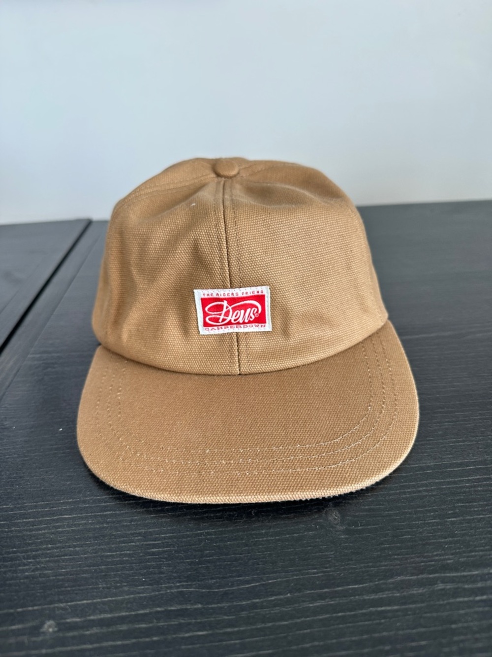 Tan Canvas 5-Panel Cap